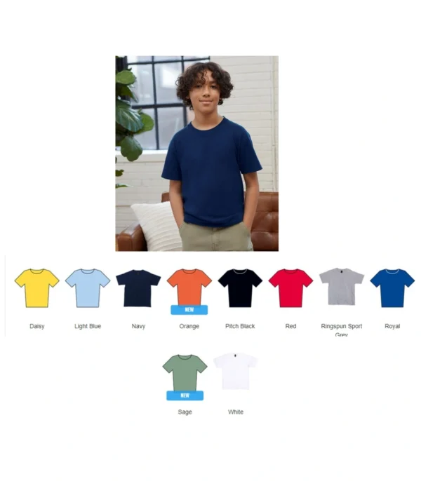 Gildan GD24B Softstyle Midweight Youth Tee